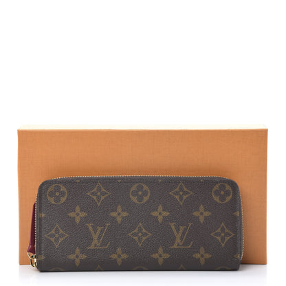 Louis Vuitton Monogram Clemence Wallet Fuchsia 8 of 8