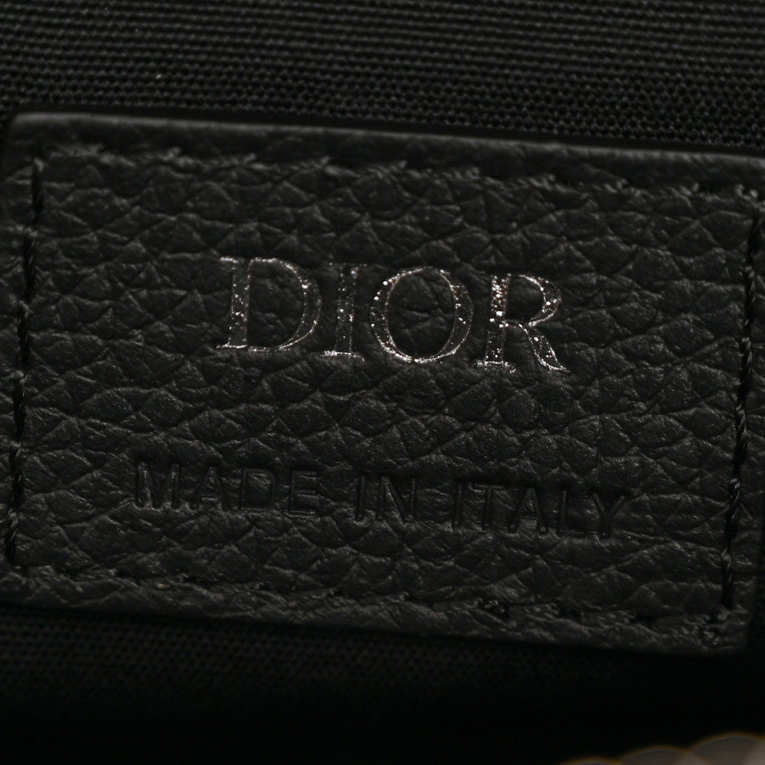 Christian Dior Oblique Mens Saddle Bag Blue 6 of 12