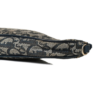 Christian Dior Monogram Mini Saddle Pochette Navy 8 of 13