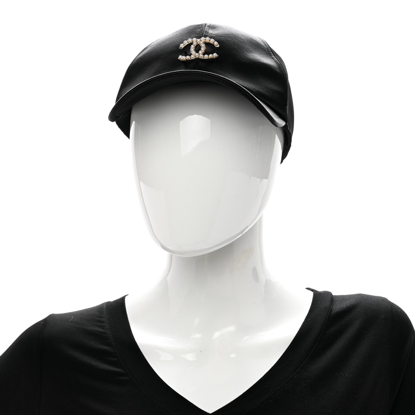 Silk Pearl CC Cap Hat Black