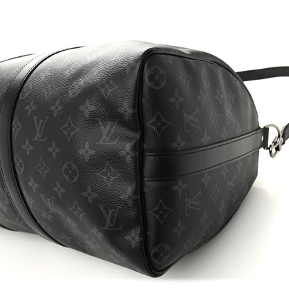 Louis Vuitton Monogram Eclipse Keepall Bandouliere 45 9 of 9