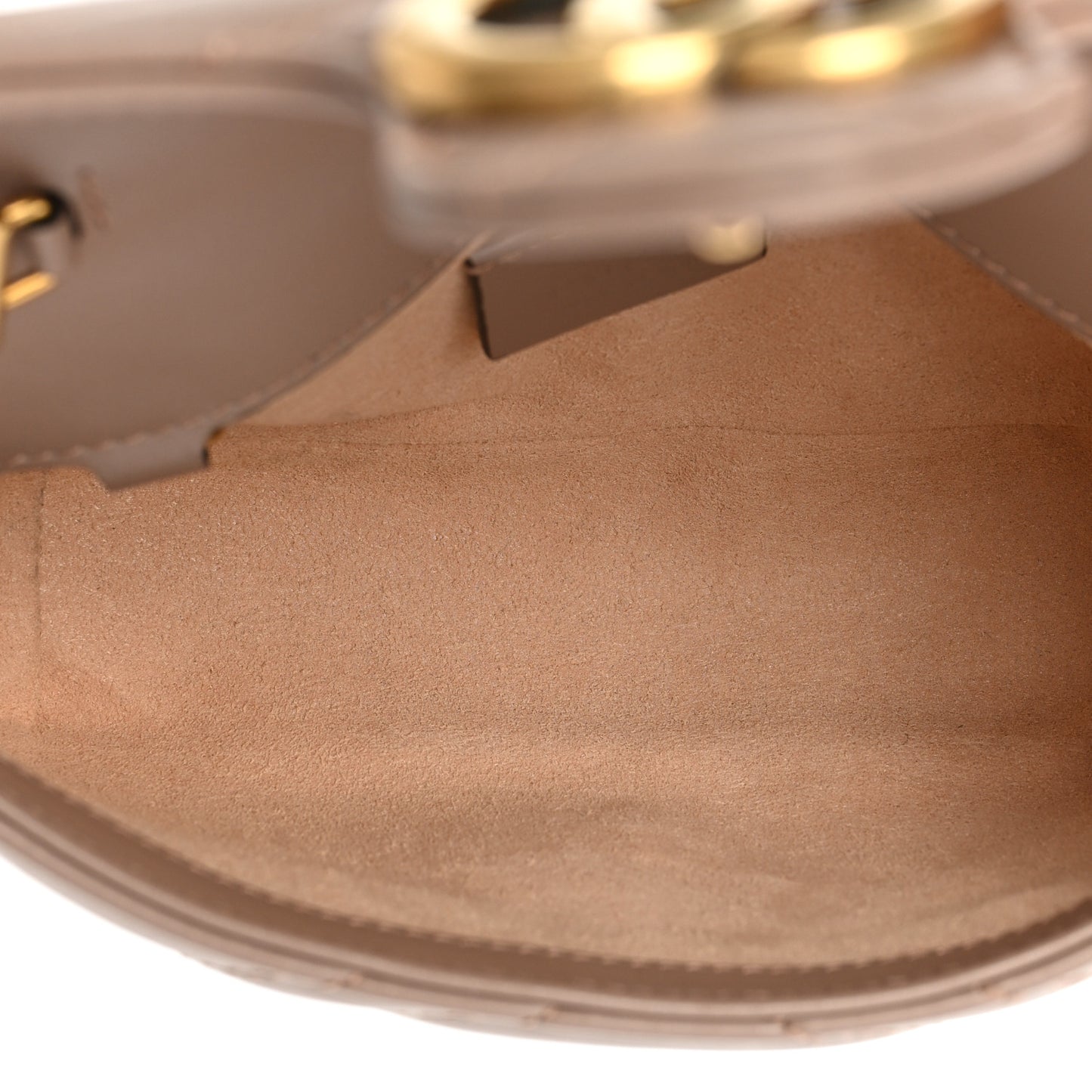 Calfskin Matelasse Super Mini GG Marmont Shoulder Bag Porcelain Rose