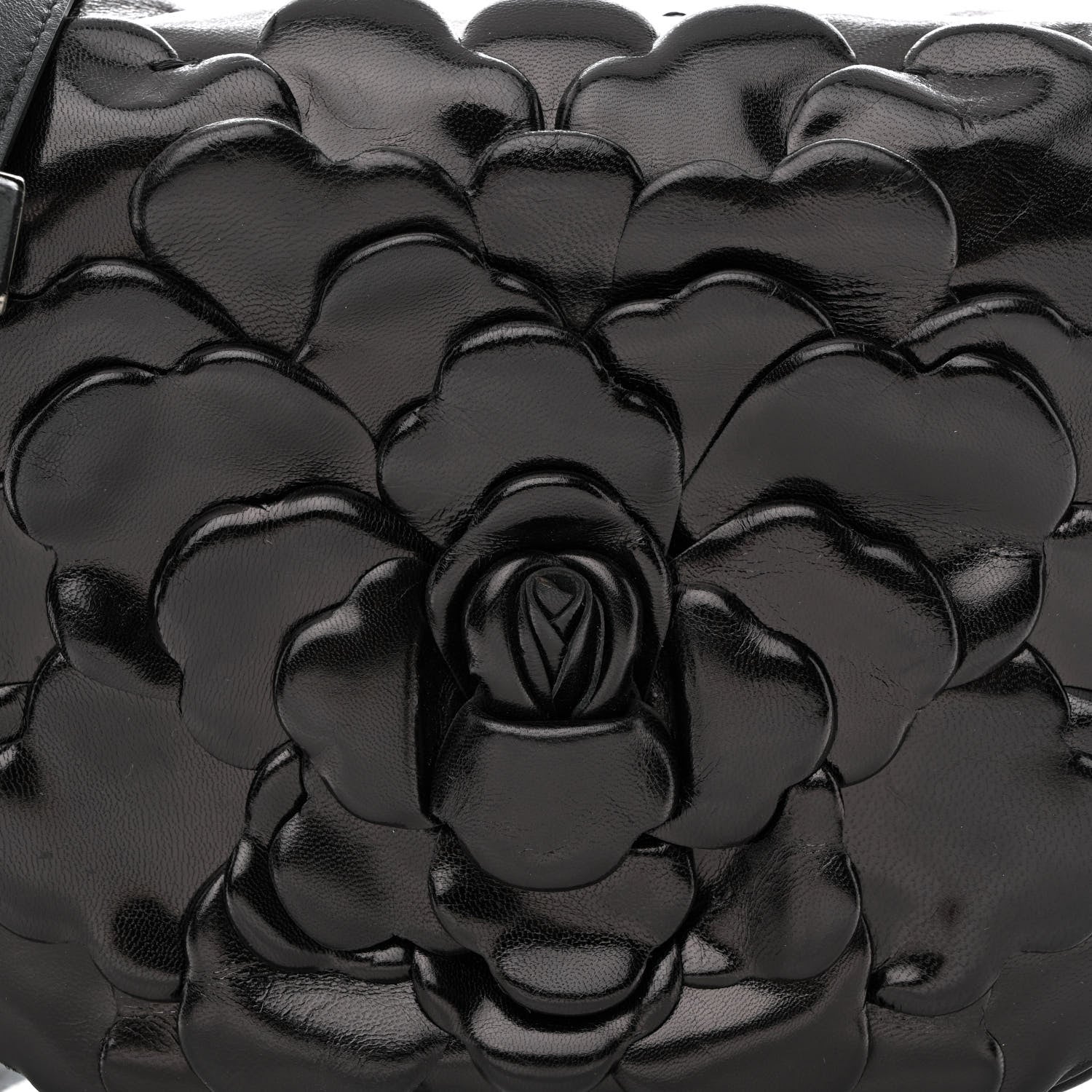 Valentino Garavani Nappa Atelier 03 Rose Edition Small Flap Crossbody Bag Black 8 of 12