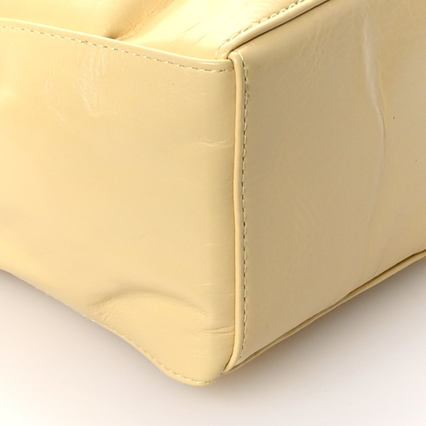 Paper Calfskin Maxi Intrecciato Arco Camera Bag Butter