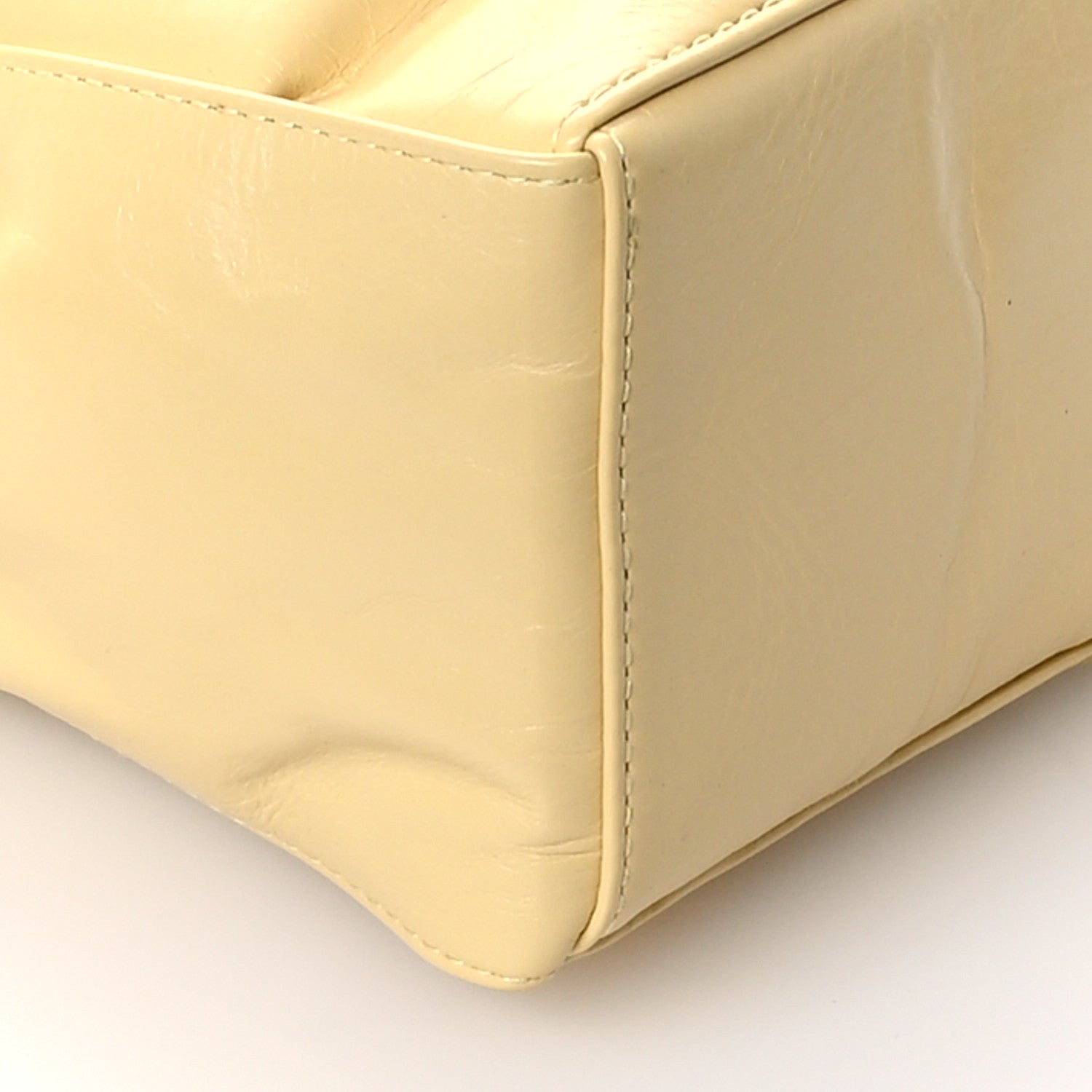 Bottega Veneta Paper Calfskin Maxi Intrecciato Arco Camera Bag Butter 9 of 10