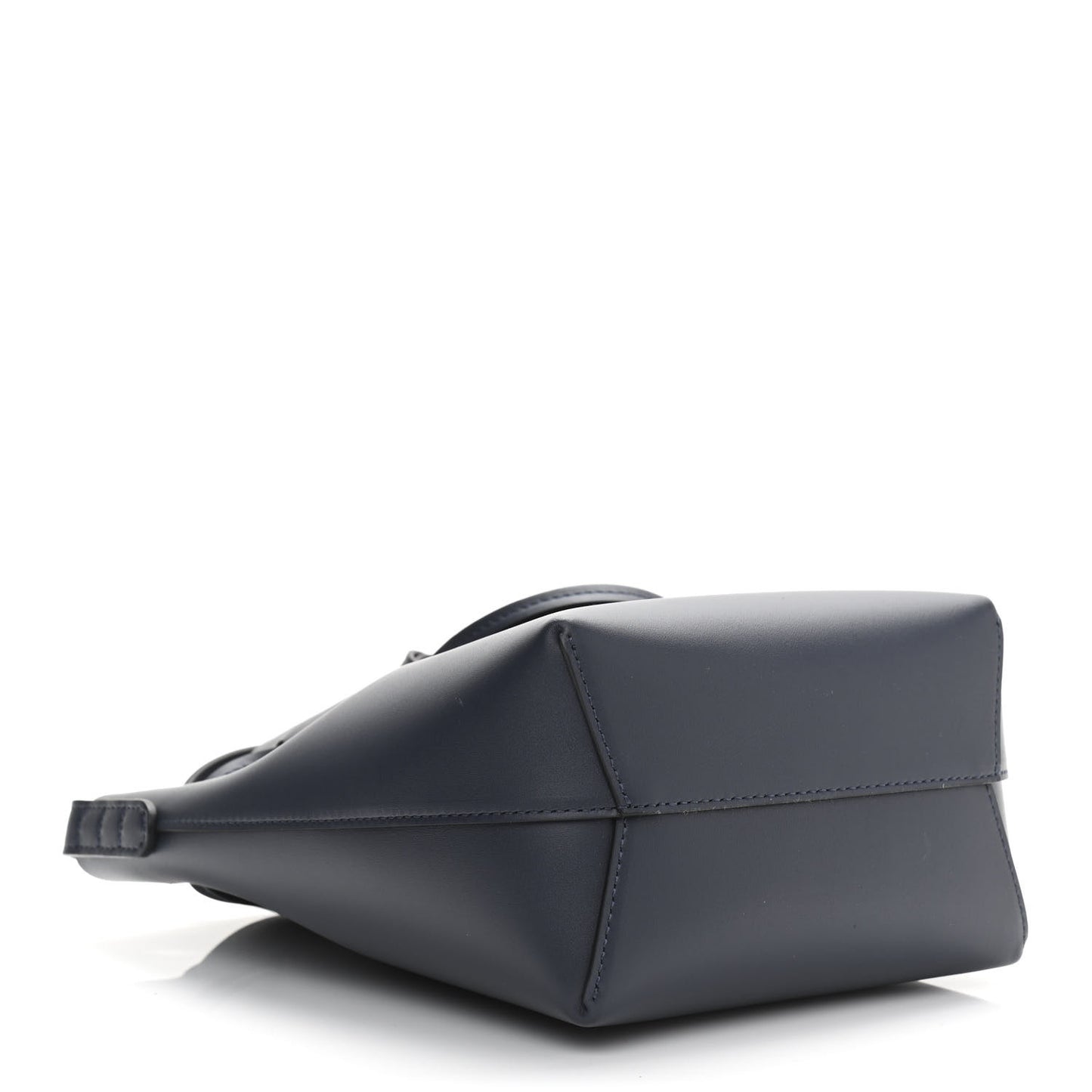 Calfskin Mini Bucket Bag Blu