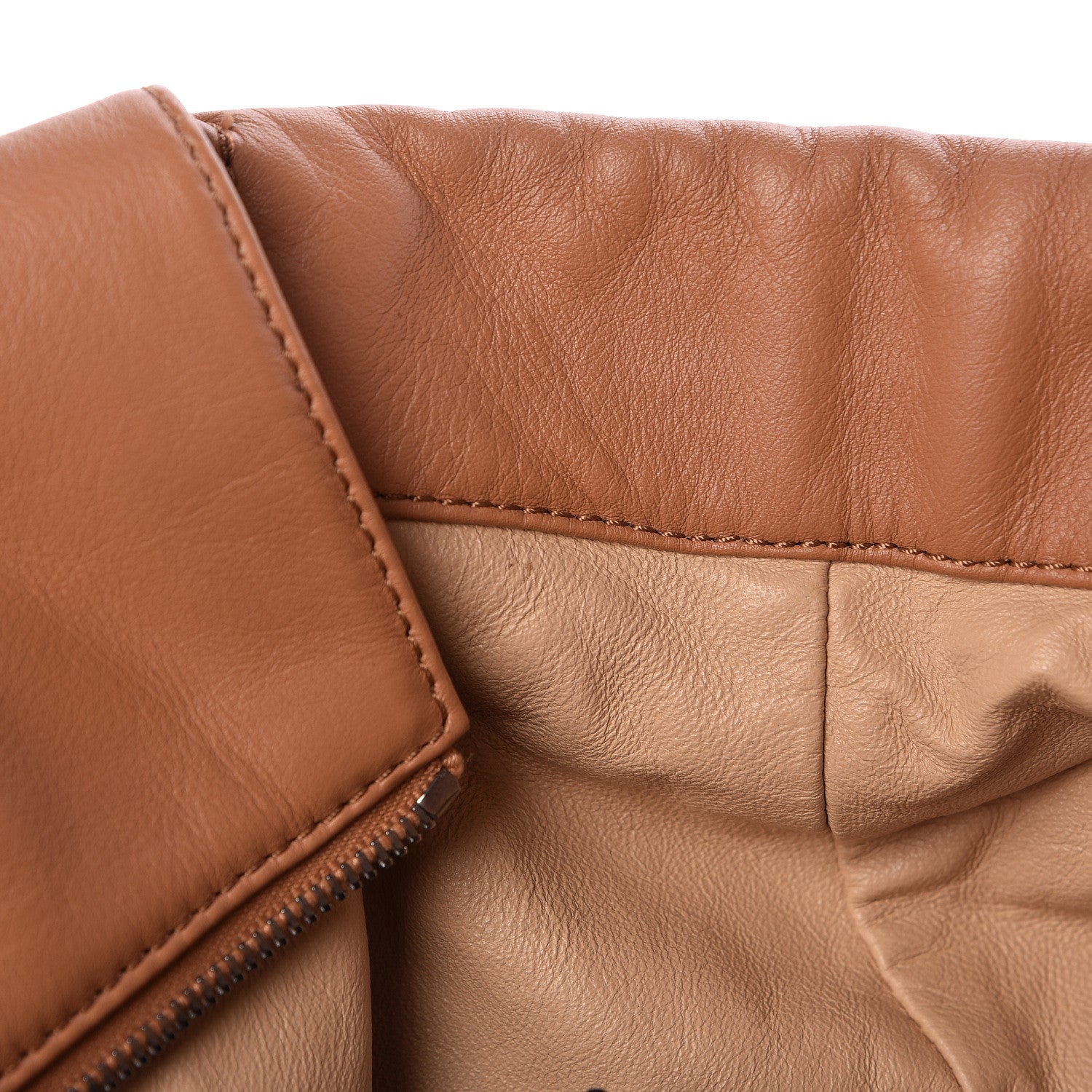 Chanel Smooth Calfskin Luxe Ligne Tote Dark Beige 14 of 18