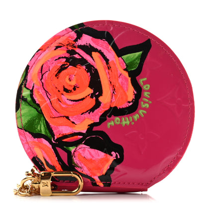 Louis Vuitton Vernis Roses Chapeau Coin Purse Rose Pop 1 of 6