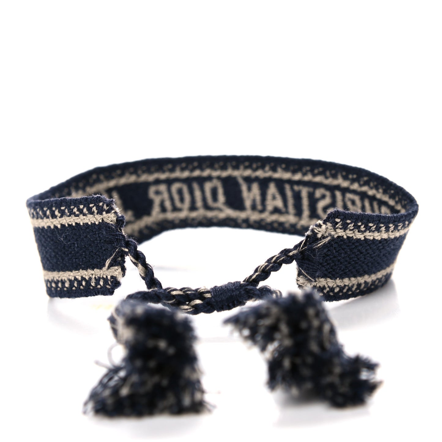 Woven Cotton J'Adior Friendship Bracelet Navy