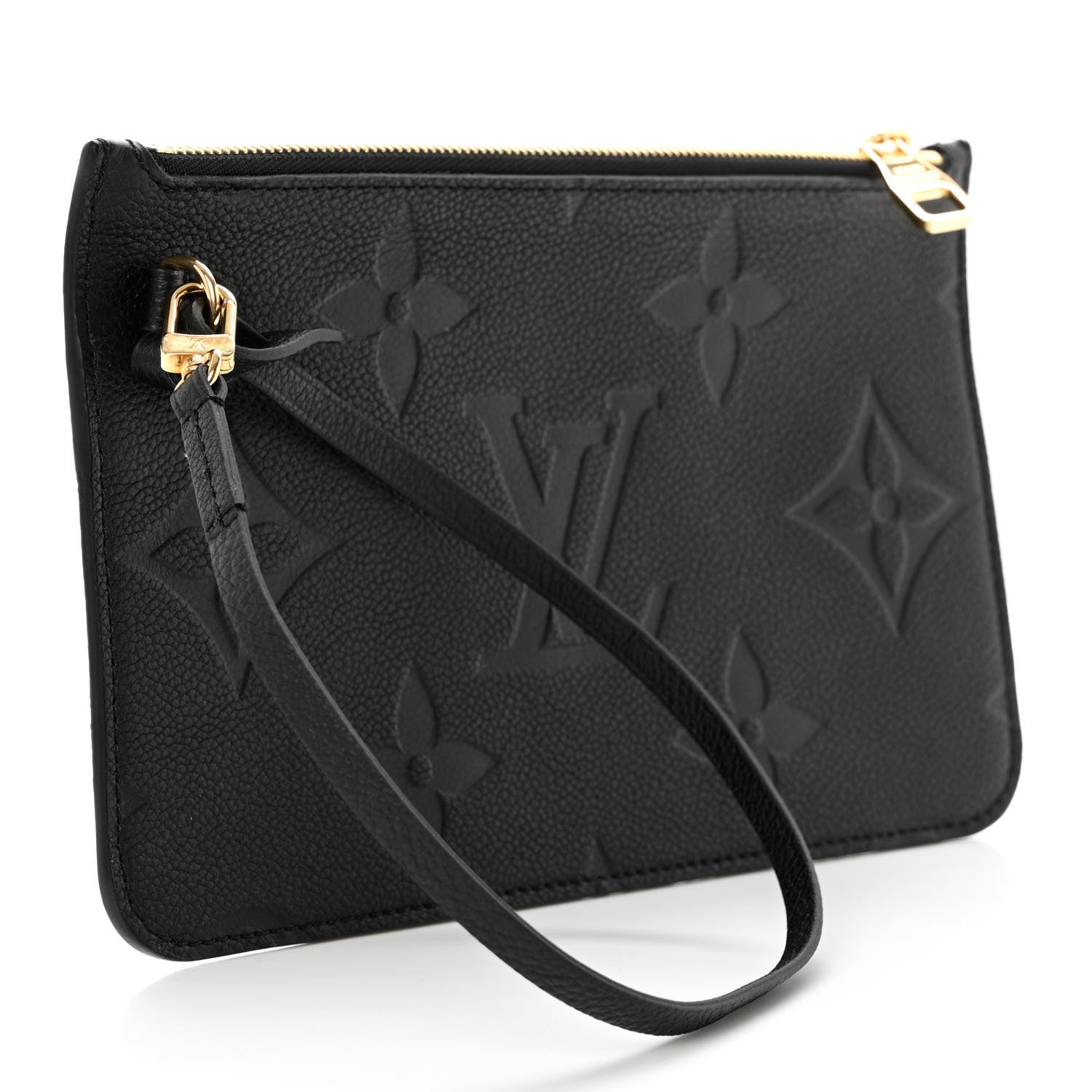 Louis Vuitton Empreinte Monogram Giant Neverfull MM Pochette Black 3 of 6