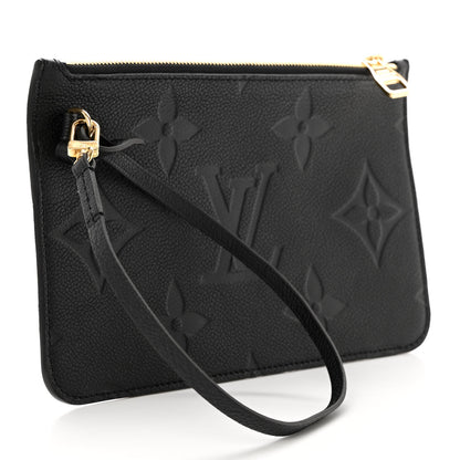 Louis Vuitton Empreinte Monogram Giant Neverfull MM Pochette Black 3 of 6
