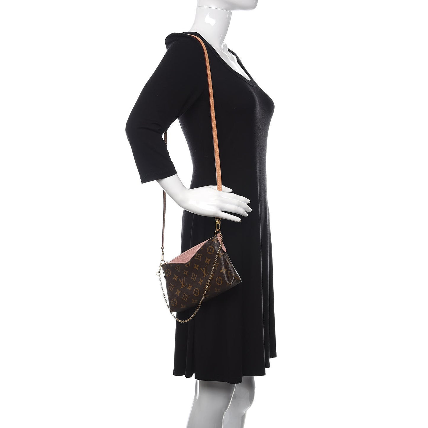 Monogram Pallas Clutch Rose Poudre