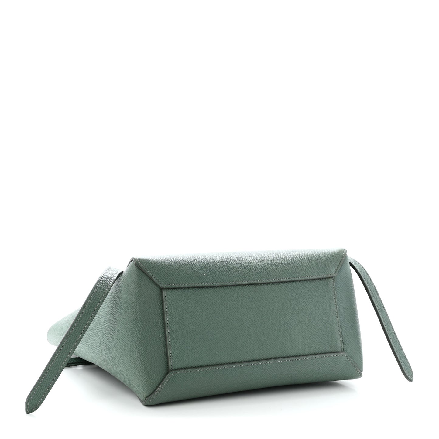 Grained Calfskin Micro Belt Bag Celadon