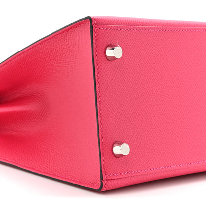 Hermes Epsom Verso Kelly Sellier 28 Framboise Prune 10 of 13