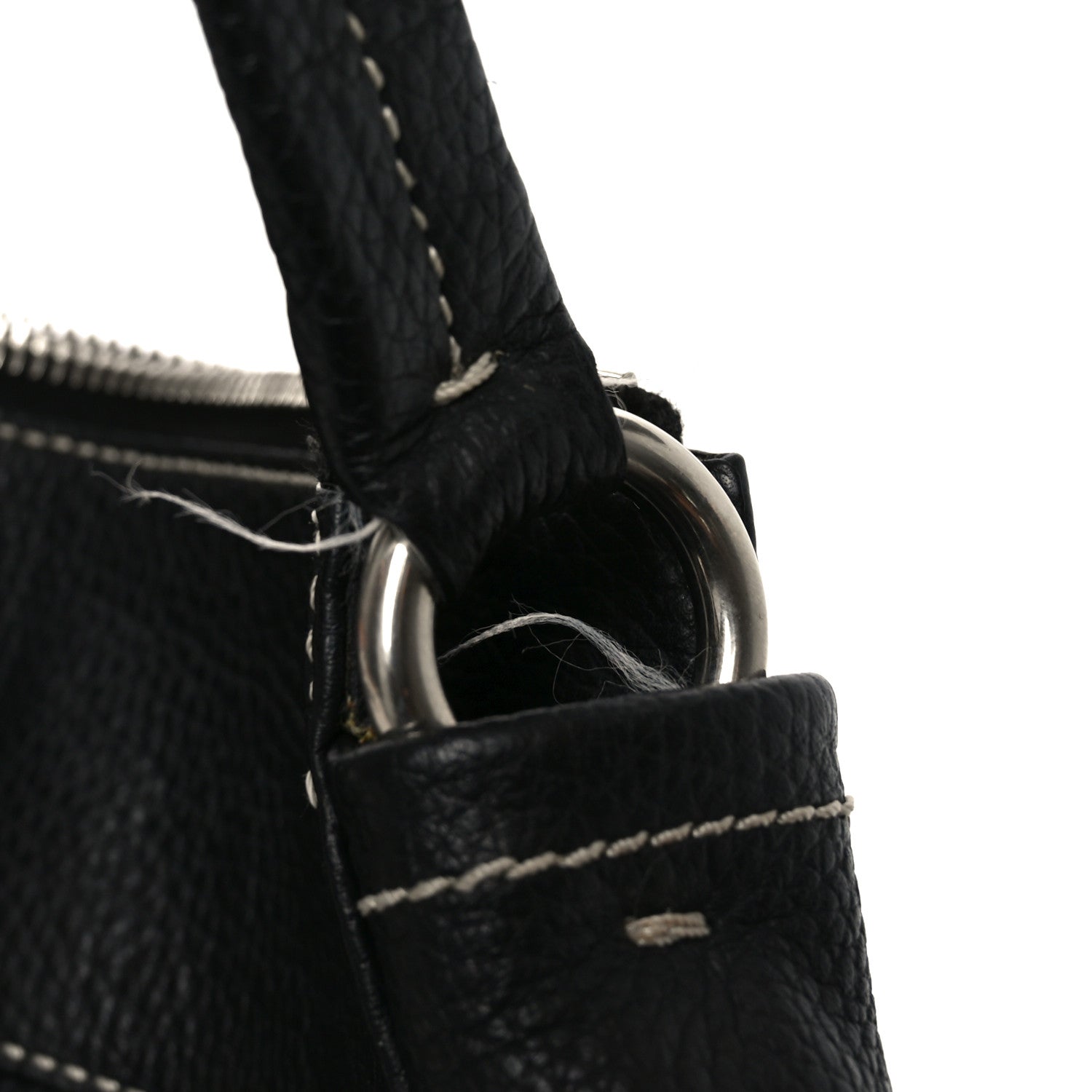Prada Vitello Daino Hobo Black 9 of 9