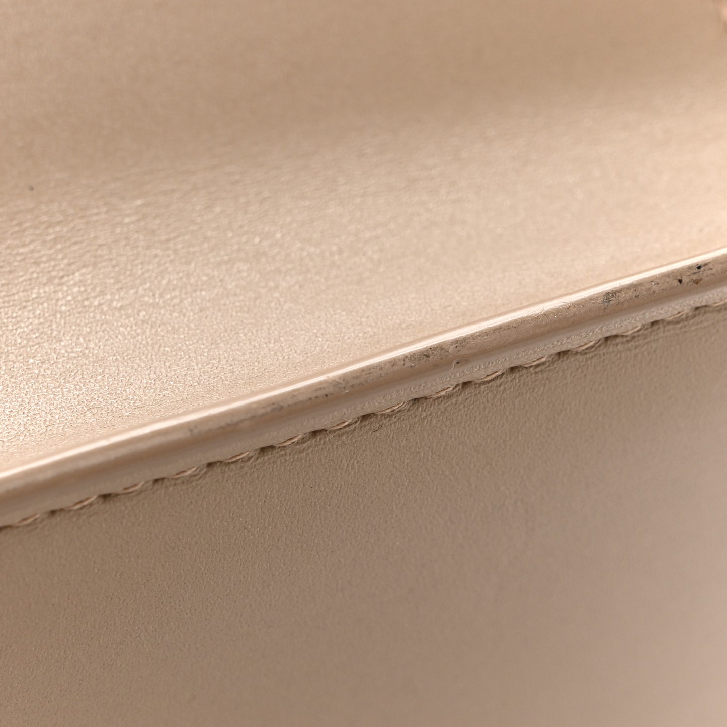 Smooth Calfskin Le Carre Satchel Dark Beige
