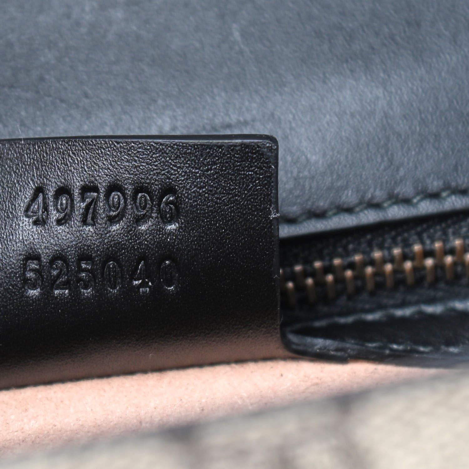 Gucci GG Supreme Monogram Small Osiride Top Handle Bag Black Gold 9 of 9