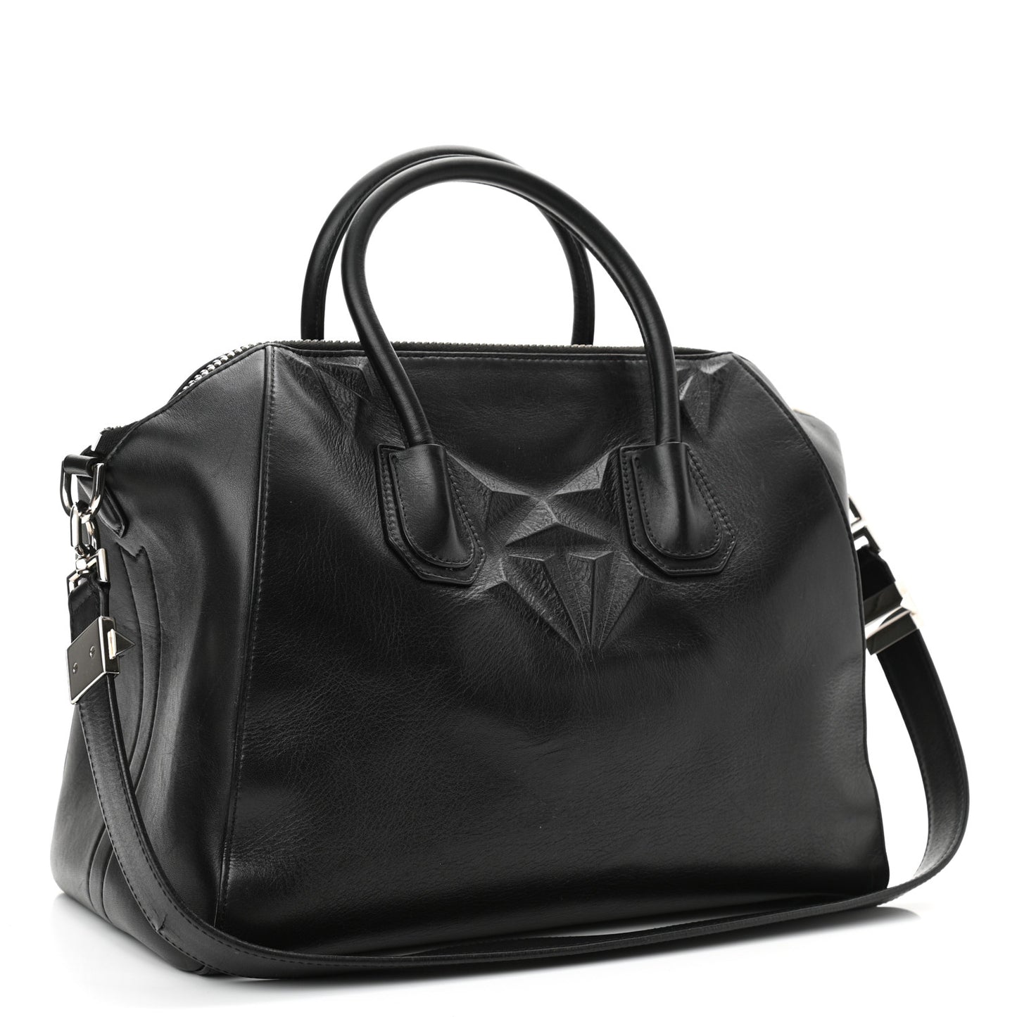 Calfskin 3D Stud Medium Antigona Black