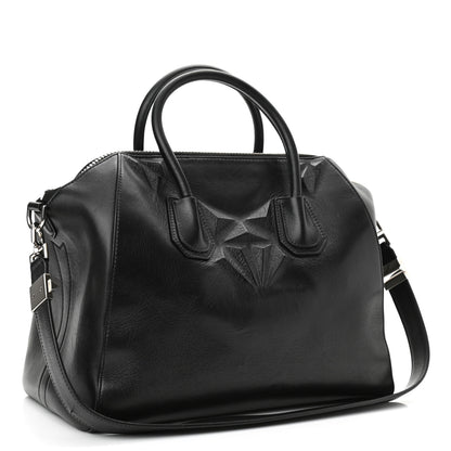 Givenchy Calfskin 3D Stud Medium Antigona Black 3 of 13