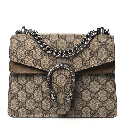 Gucci GG Supreme Monogram Mini Dionysus Shoulder Bag Taupe 1 of 11