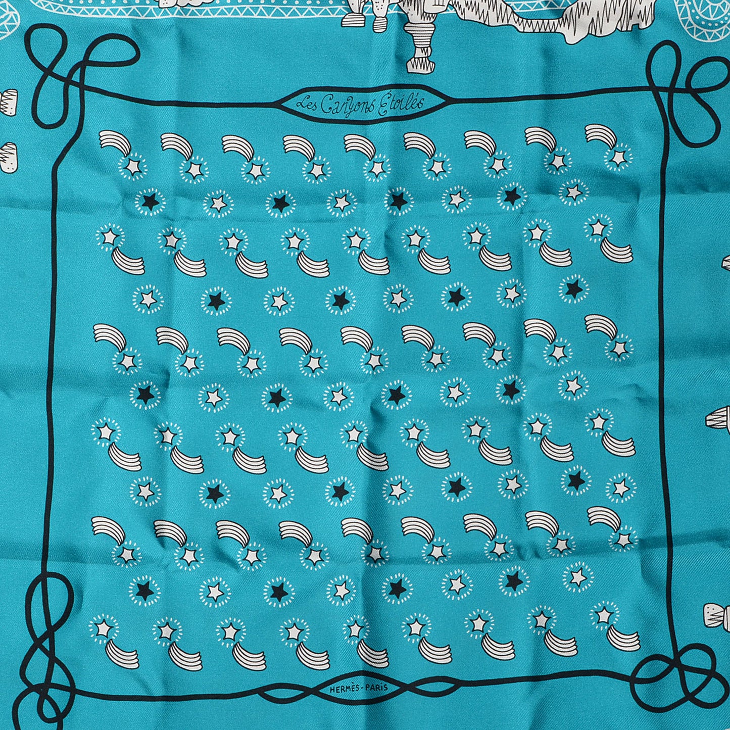 Silk Les Canyons Etoiles Bandana Scarf 55