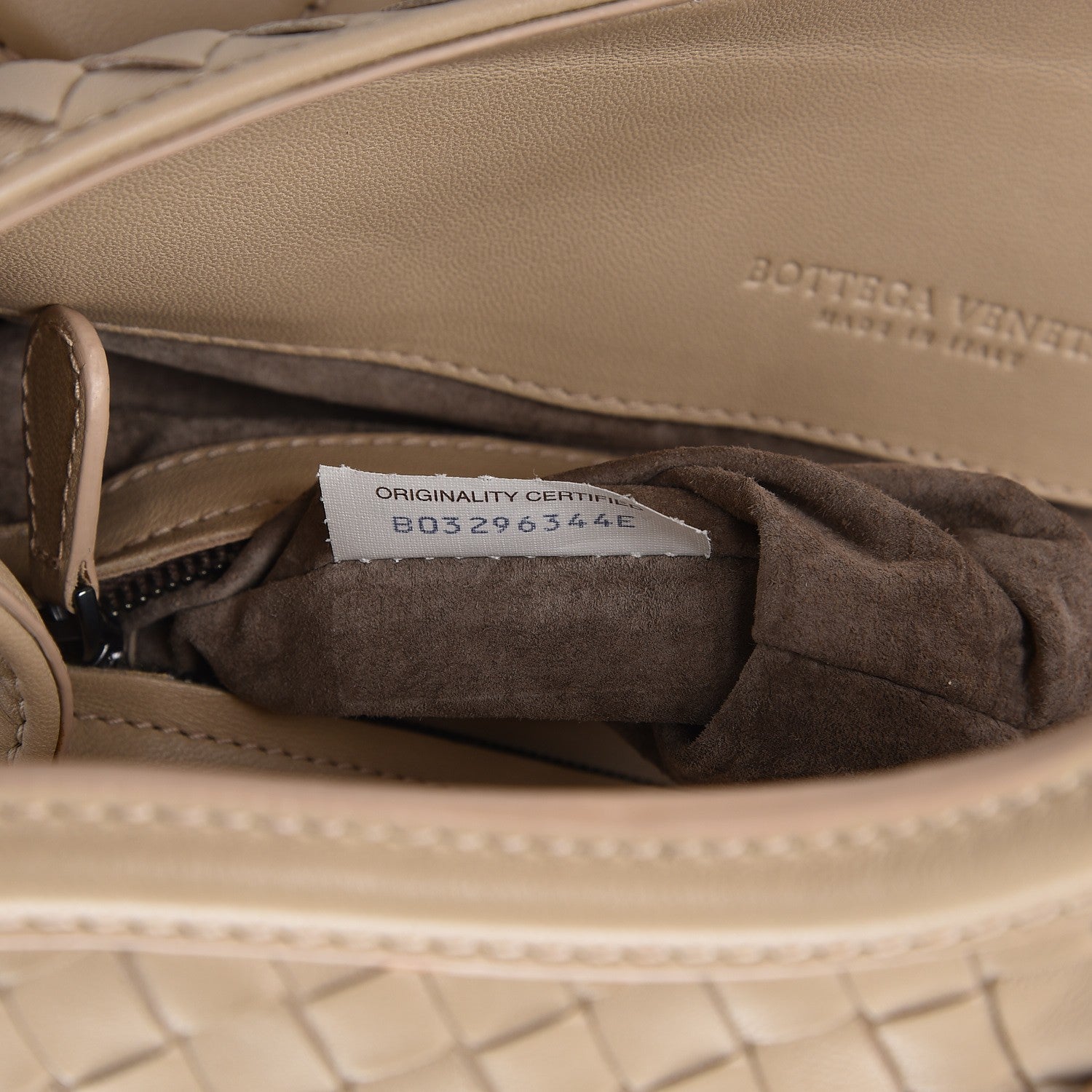 Bottega Veneta Nappa Intrecciato Rialto Shoulder Bag Mink 8 of 16