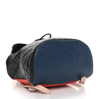 Chanel Lambskin Quilted Small Cuba Urban Spirit Backpack Black 4 of 10