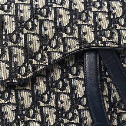 Christian Dior Oblique Saddle Bag Blue 8 of 11