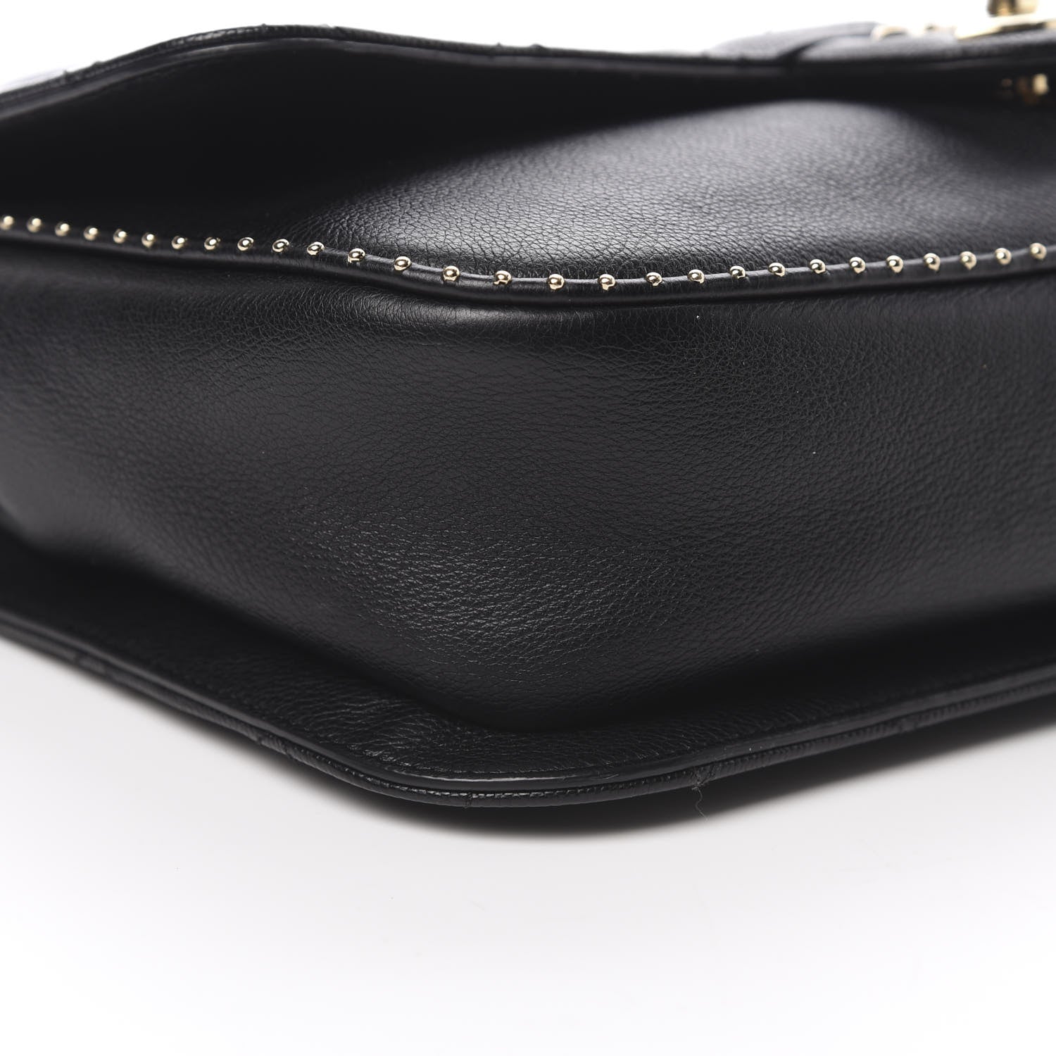 Chanel Caviar Quilted Large Studded Flap Black 10 of 14