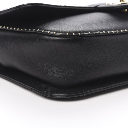 Chanel Caviar Quilted Large Studded Flap Black 10 of 14