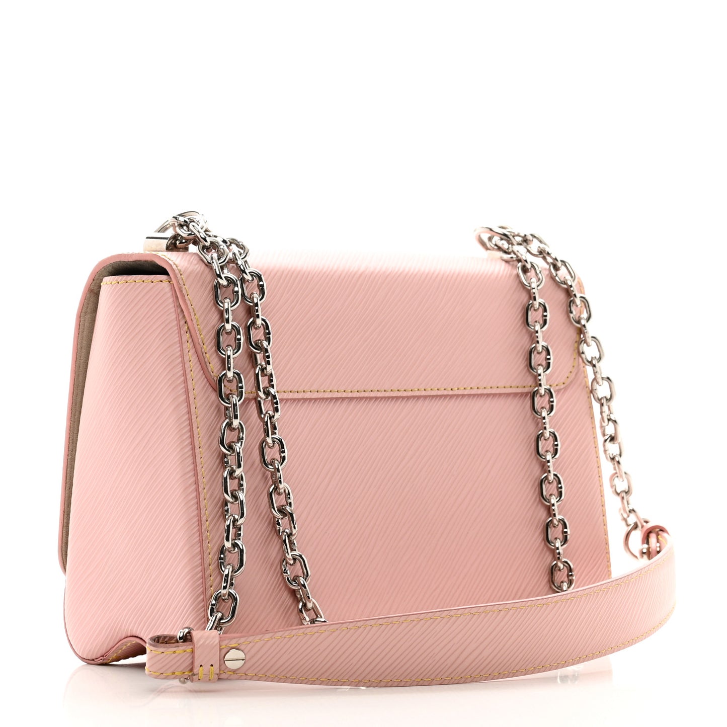 Epi Twist Shoulder Bag Rose Ballerine