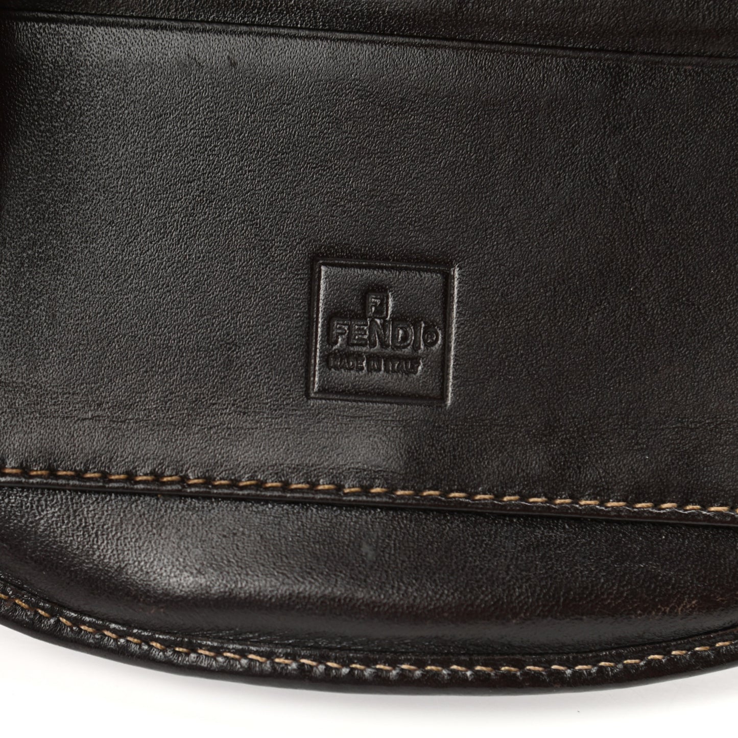 Zucca Compact Round Wallet Tobacco