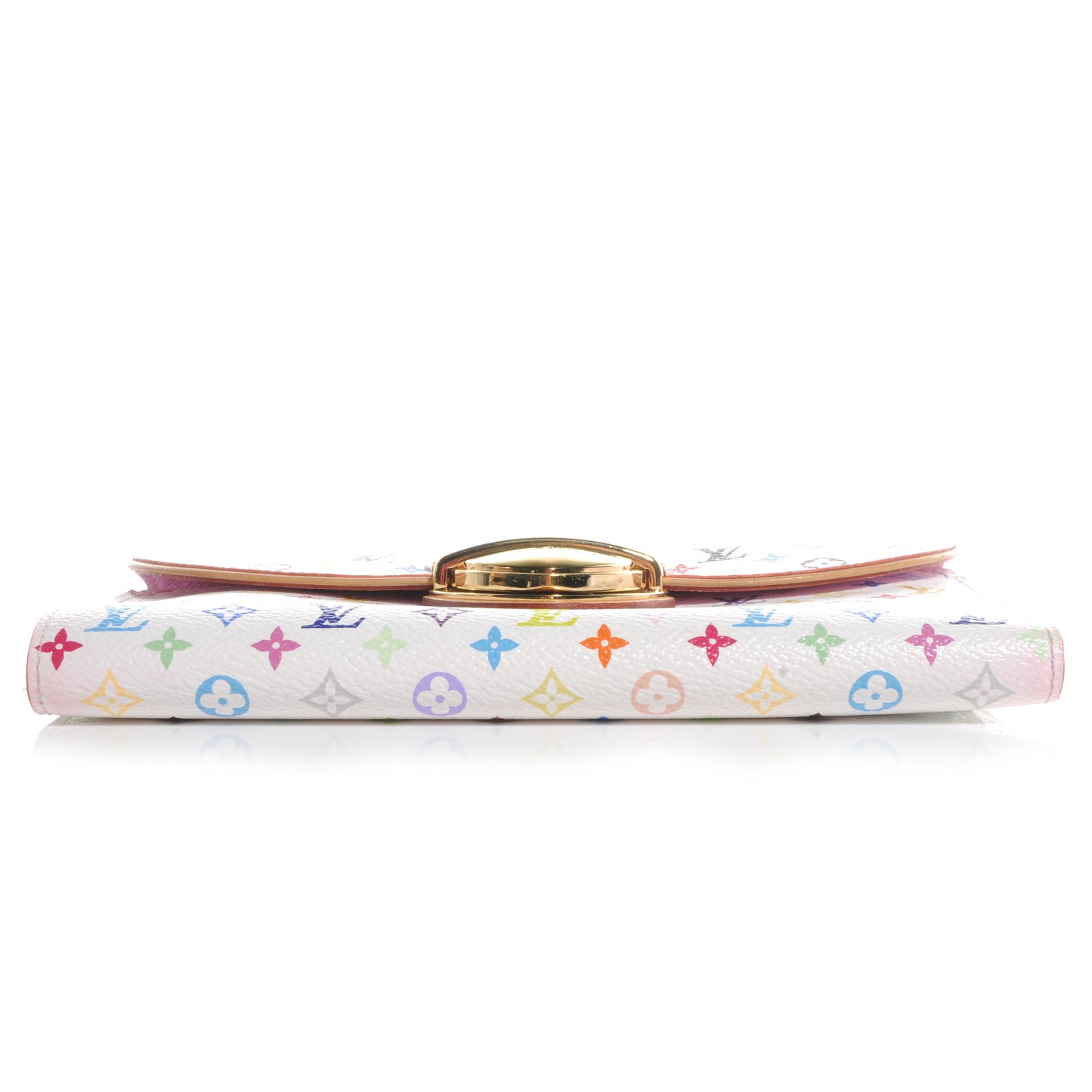 Monogram Multicolor Eugenie Wallet White