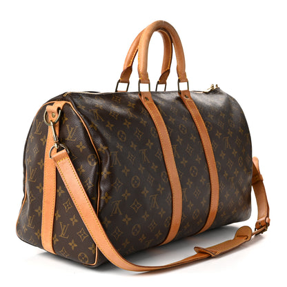 Louis Vuitton Monogram Keepall Bandouliere 45 3 of 10