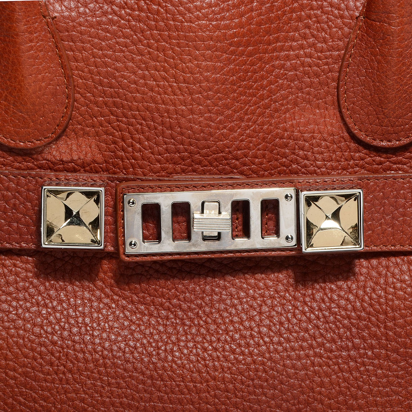 Leather PS11 Tote Saddle