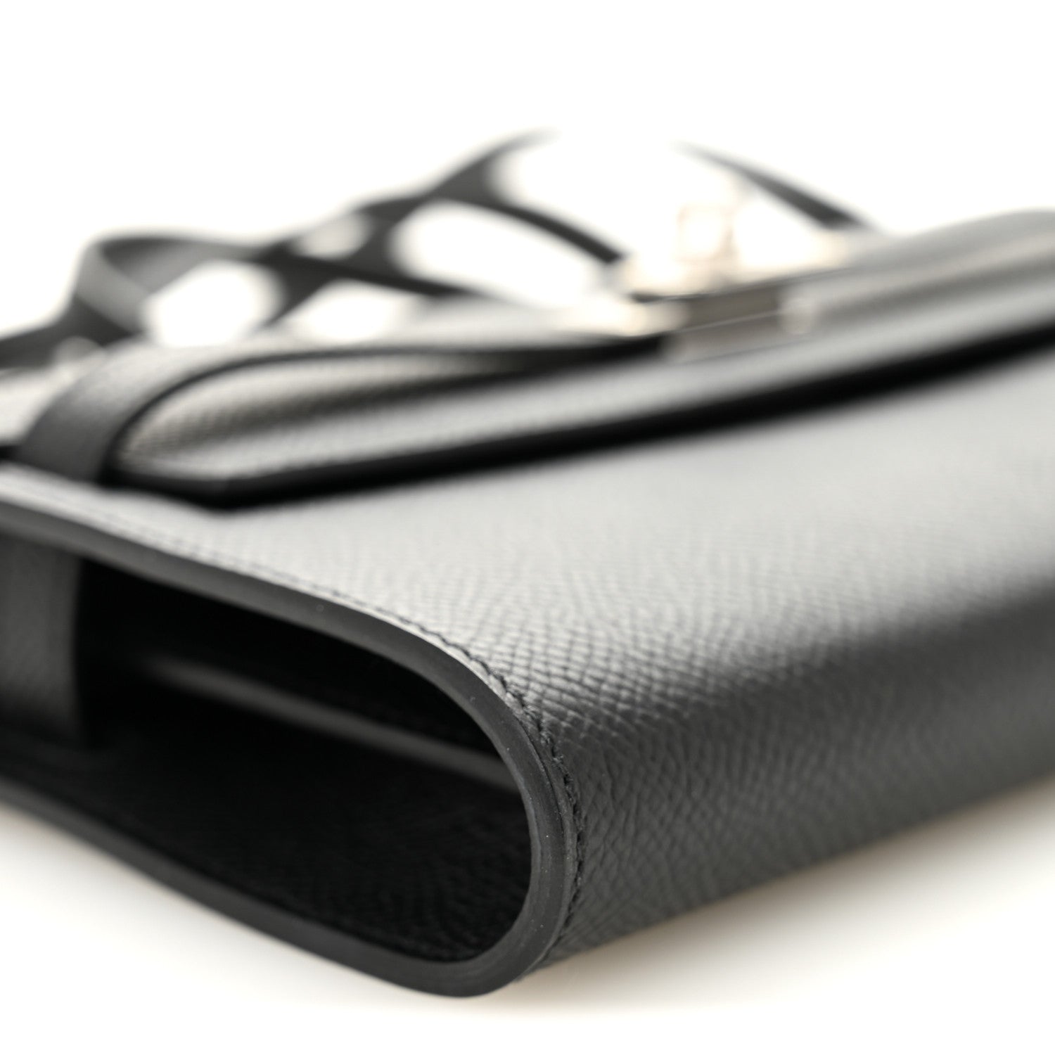 Hermes Epsom Kelly Wallet To Go Black 7 of 9