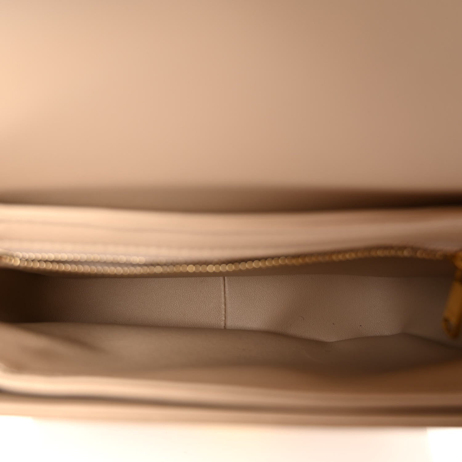 Celine Shiny Calfskin Teen Triomphe Nude 5 of 9