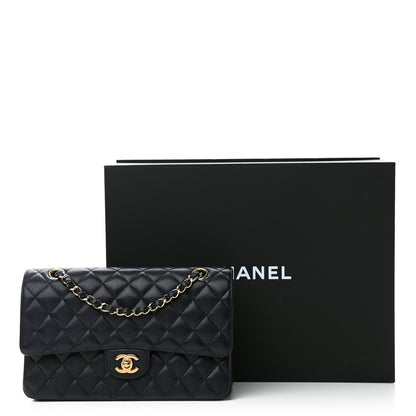 Chanel Caviar Quilted Medium Double Flap Navy 11 of 12