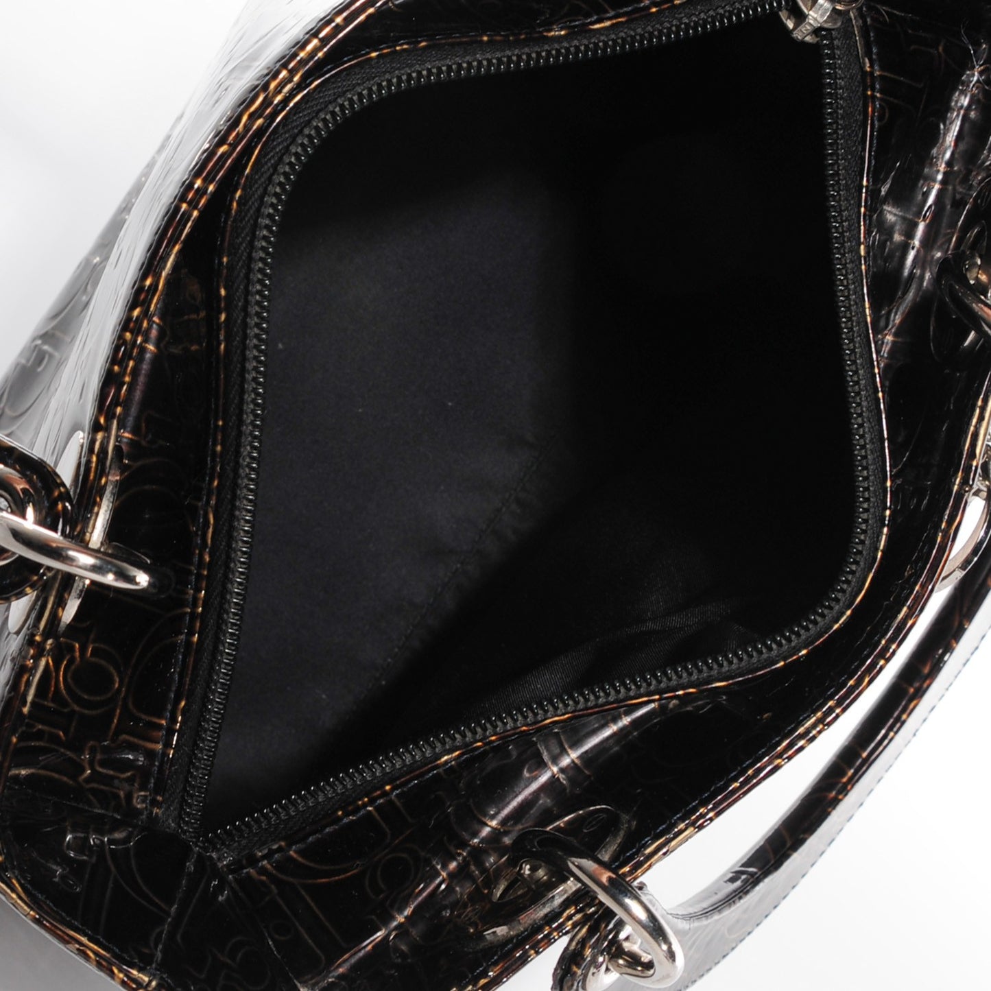 Patent Ultimate Medium Lady Dior Brown