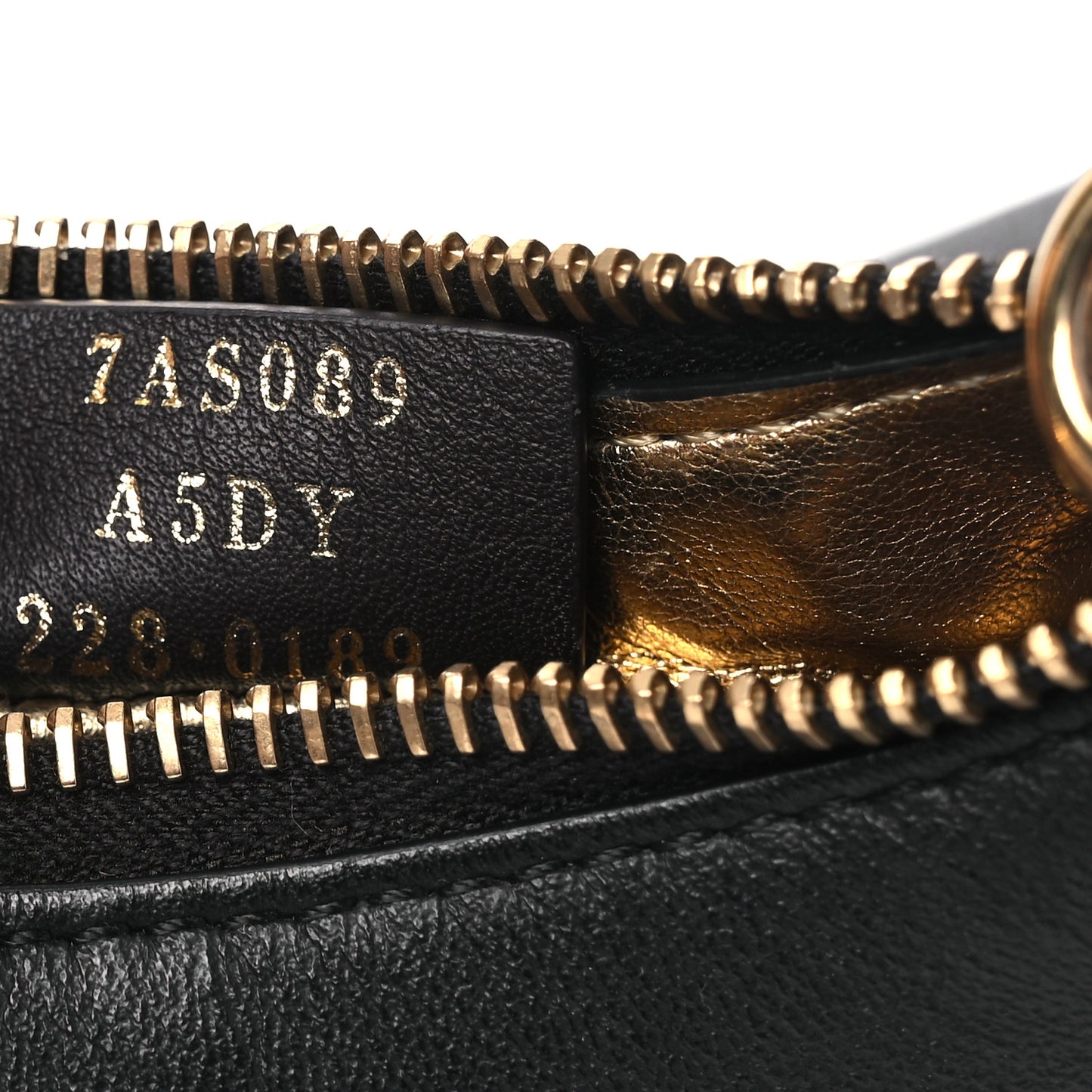 Vitello Grace Matte Nano Fendigraphy Hobo Charm Black