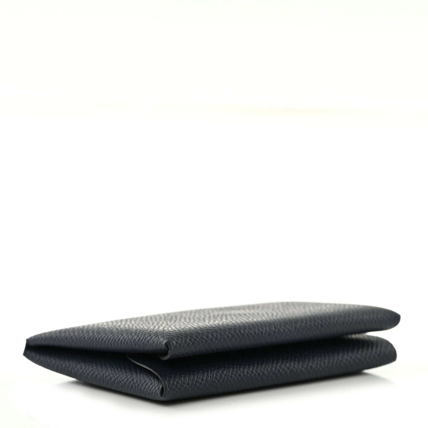 Epsom Calvi Duo Card Case Bleu Indigo