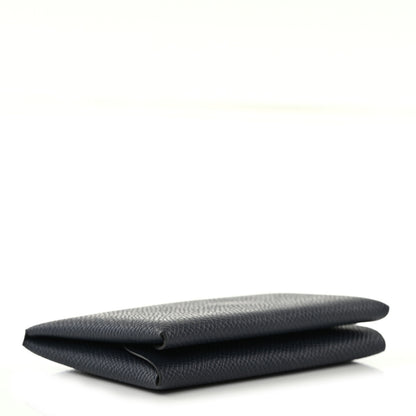 Hermes Epsom Calvi Duo Card Case Bleu Indigo 4 of 8