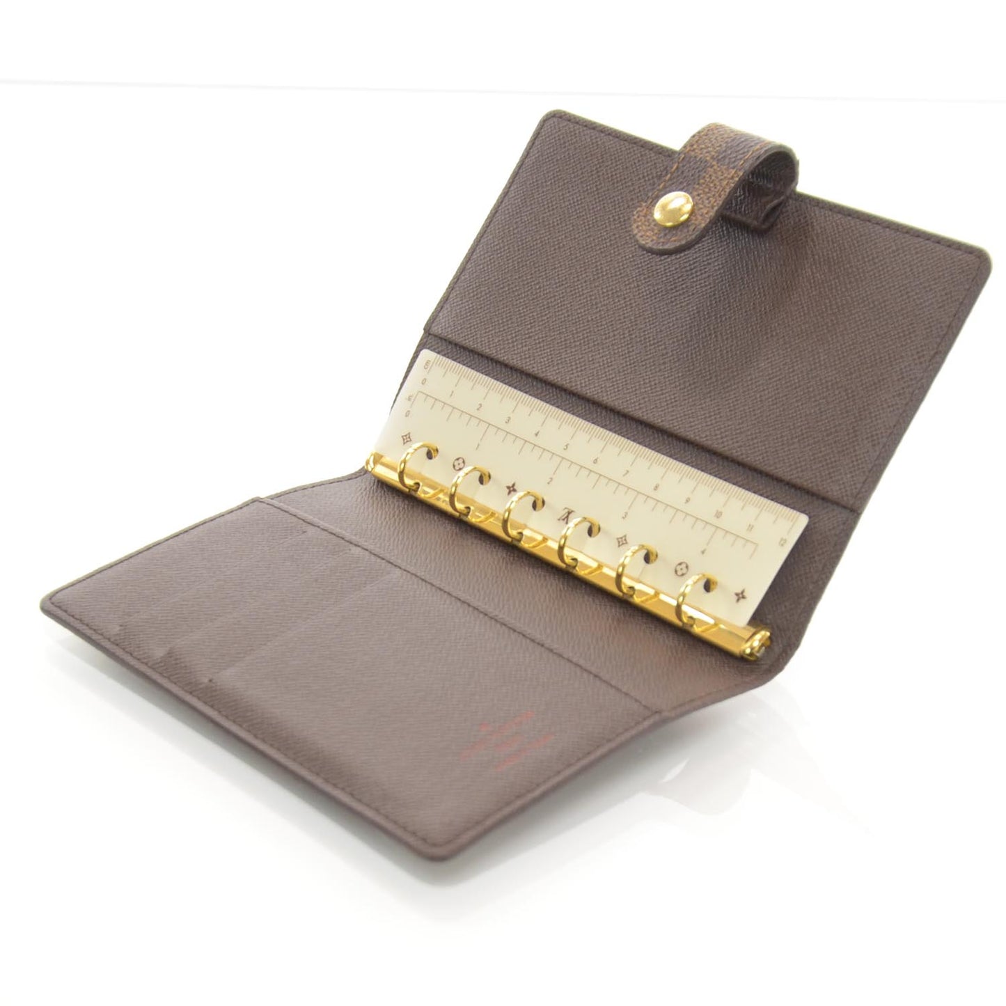 Damier Ebene Small Ring Agenda