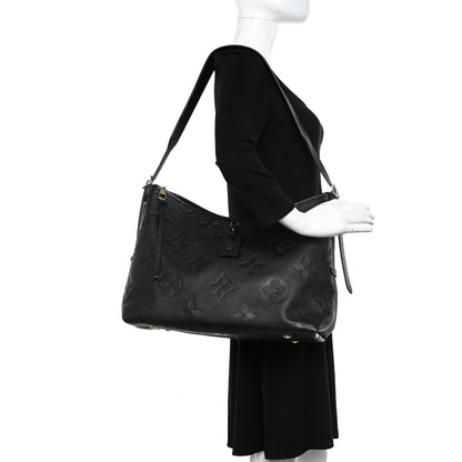 Louis Vuitton Empreinte Monogram Giant CarryAll MM Black 2 of 14