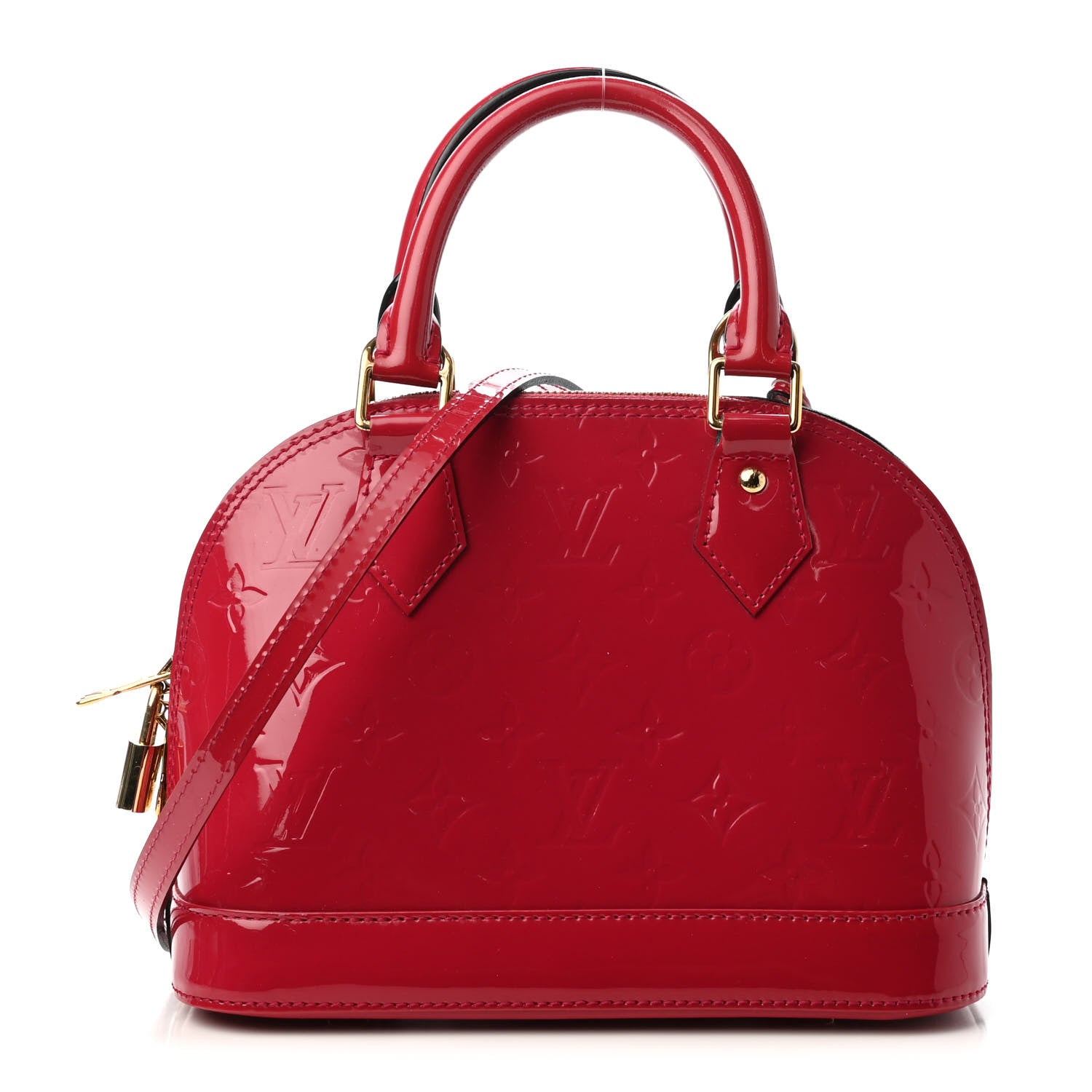 Louis Vuitton Vernis Alma BB Rose Indien 1 of 4