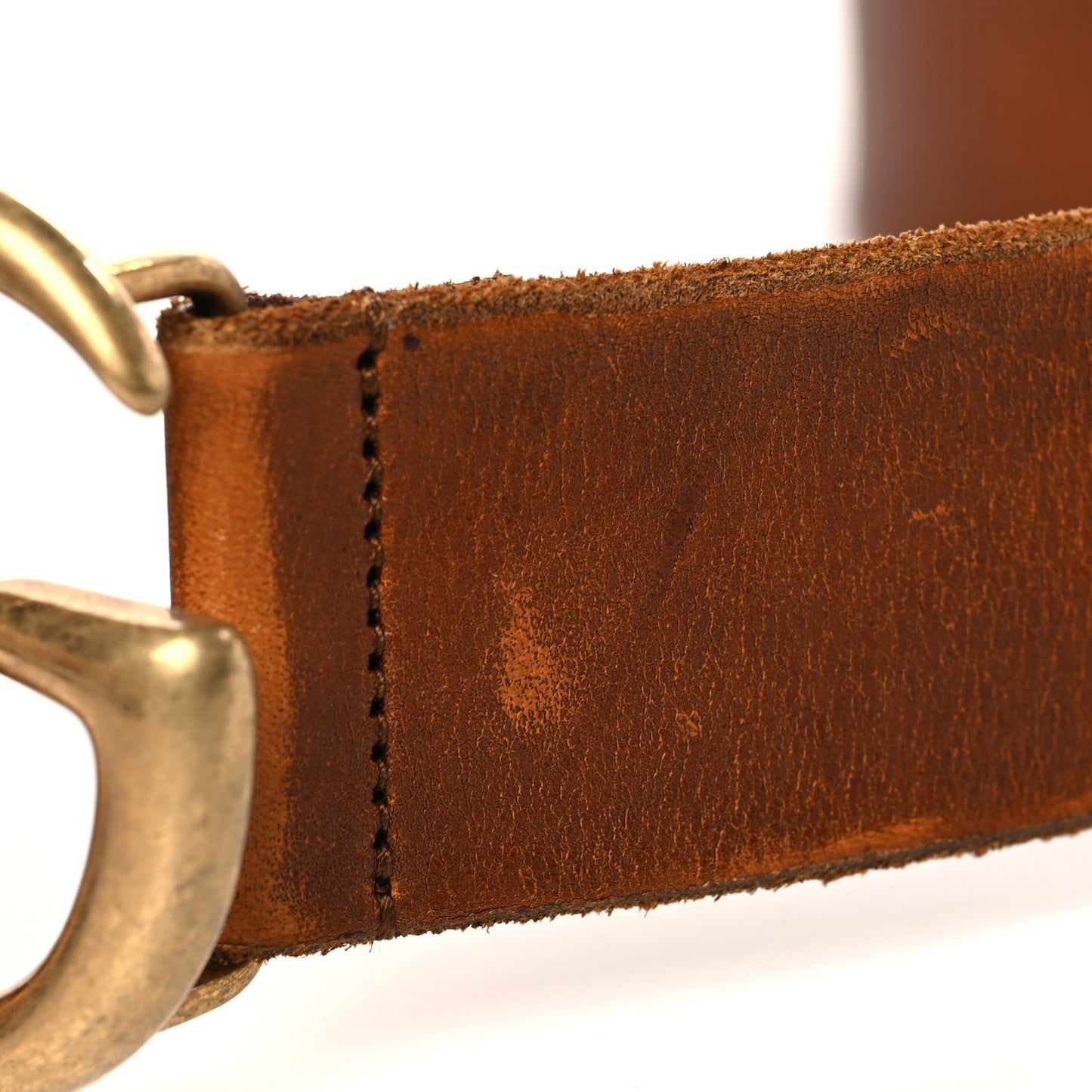 Faded Calfskin Double G 40mm Belt 95 38 Cuir
