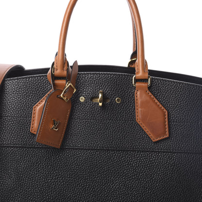 Louis Vuitton Calfskin City Steamer EW Black Gold 8 of 10