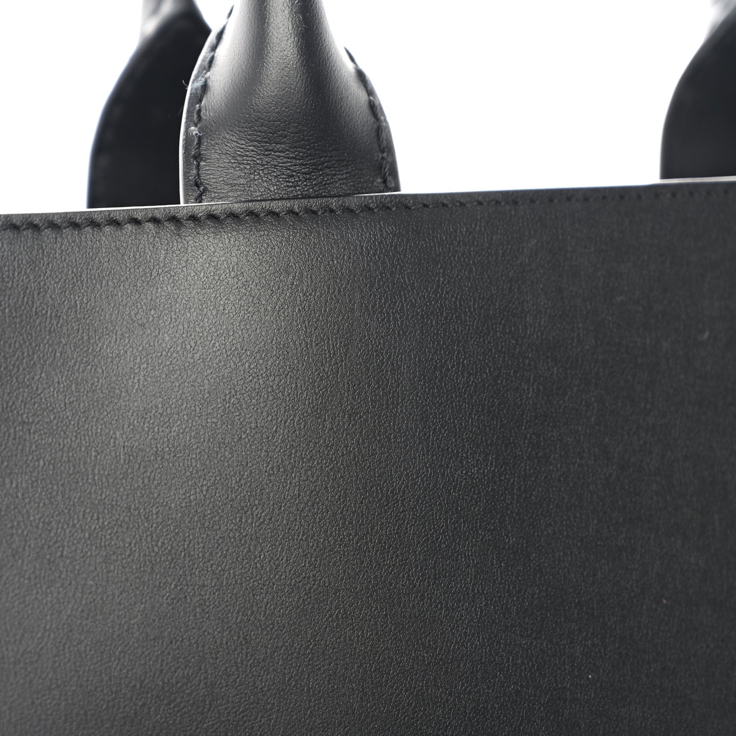 Calfskin Small DG Daily Shopper Tote Black