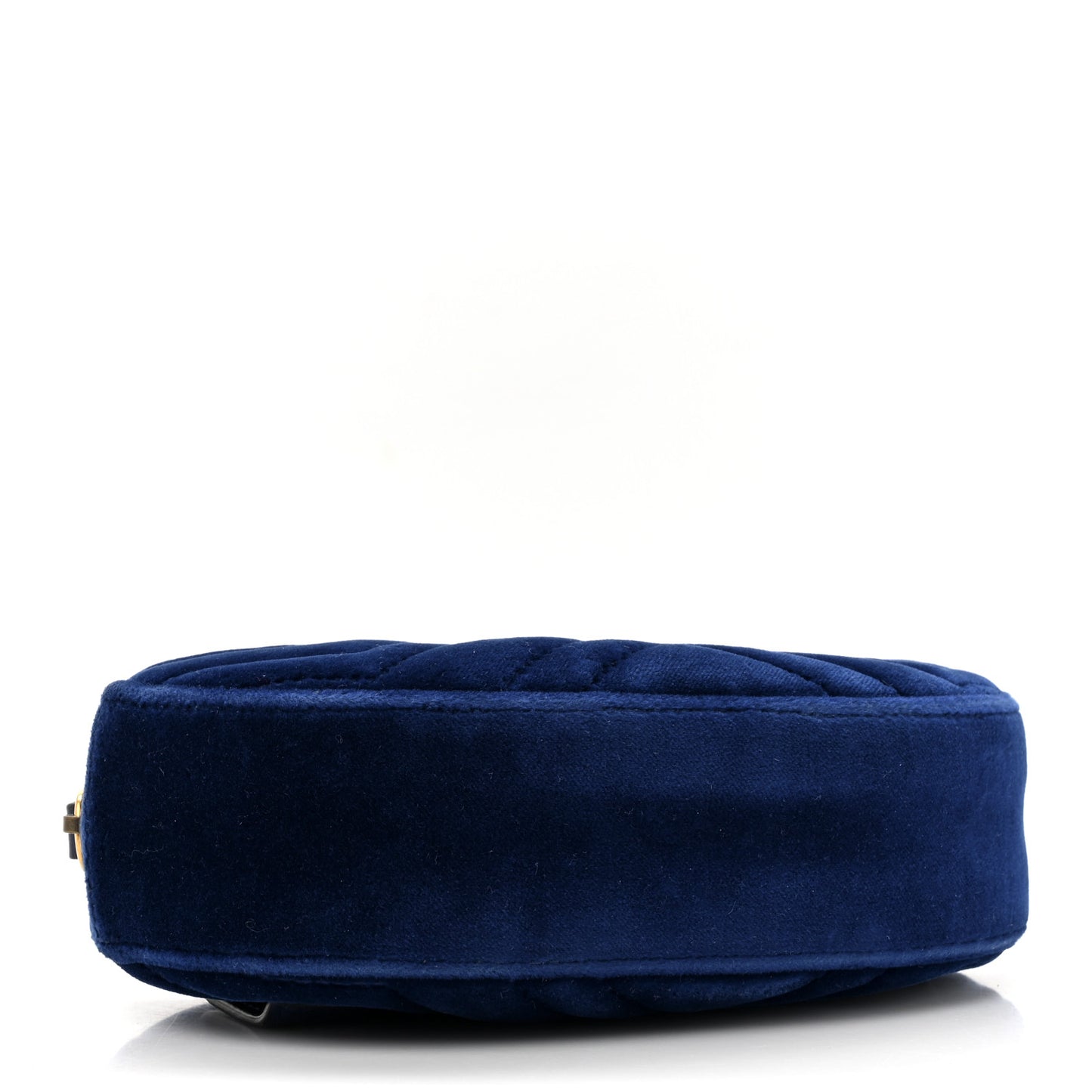 Velvet Matelasse GG Marmont Belt Bag 85 34 Cobalt Blue