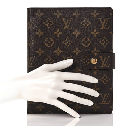 Louis Vuitton Monogram Large Ring Agenda Cover 2 of 9